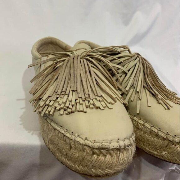 𝅺j/slides leather espadrille mule. Tan/taupe. Size 9.5. Excellent condition. - Picture 10 of 10